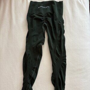 Alphalete Amplify Contour Legging Forest Green